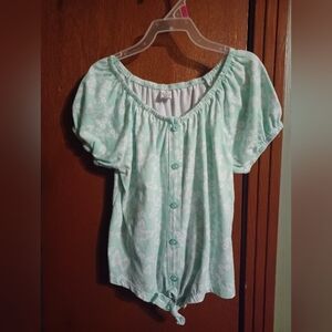 Girls Mint Green Blouse